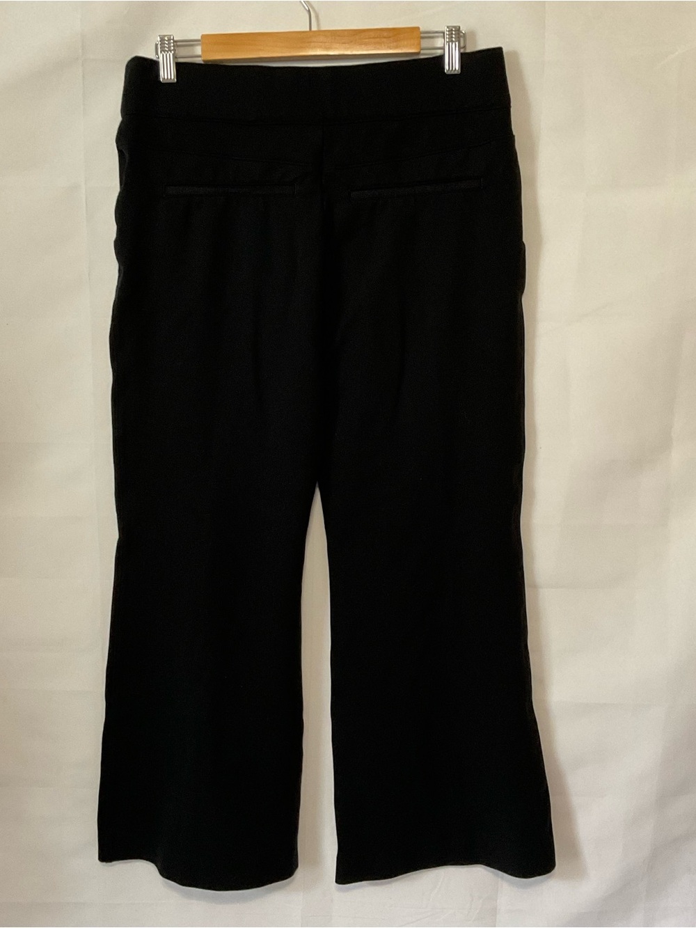 SPANX The Perfect Pant Hi-Rise Flare Wide Leg Pants in Black 1X Petite